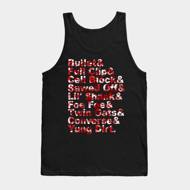 Psychopathic Rydas (bloody) Tank Top by blinky2lame